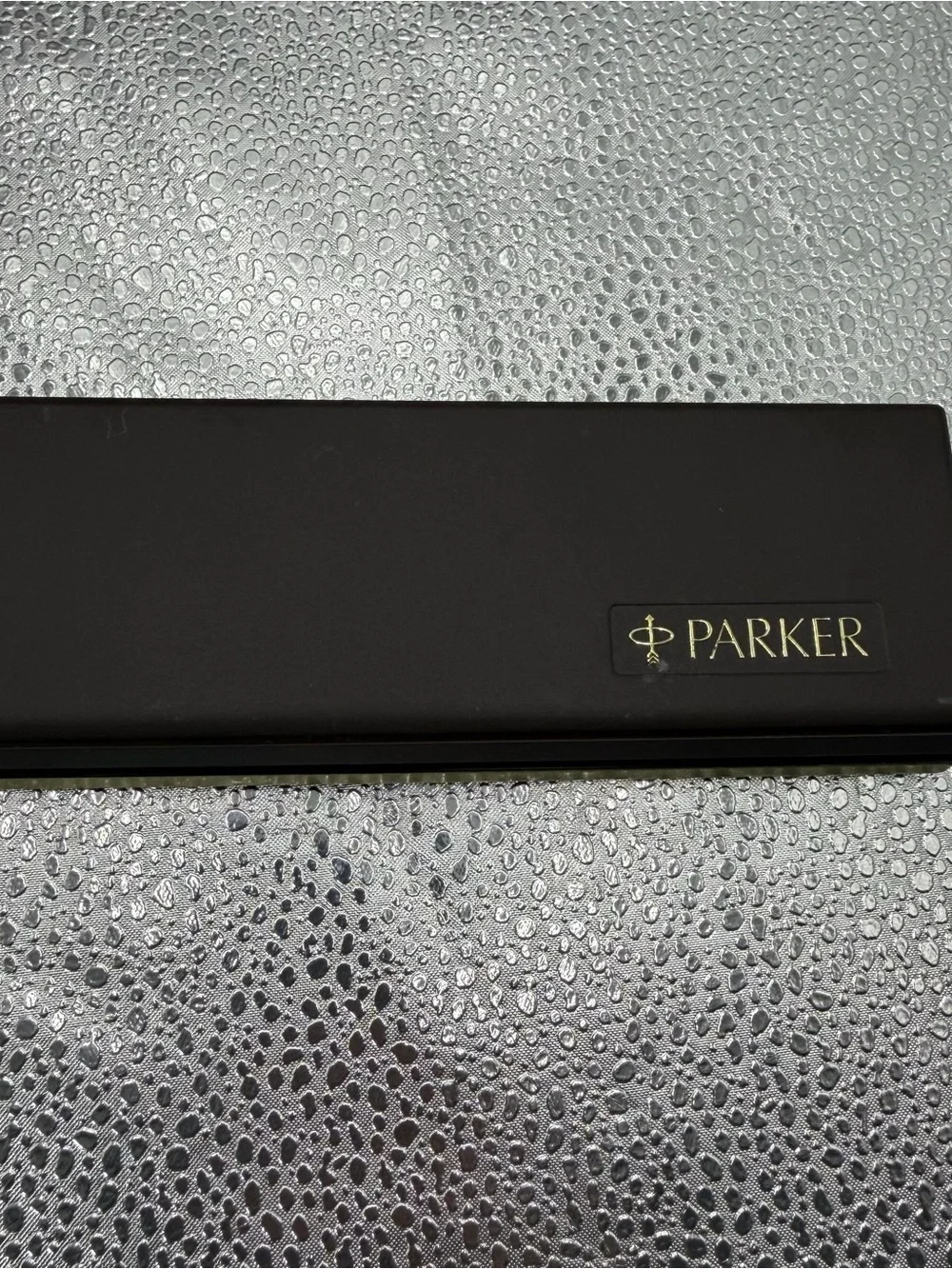Parker 45 Stainless Steel Pen and Pencil Set with Gold Trim